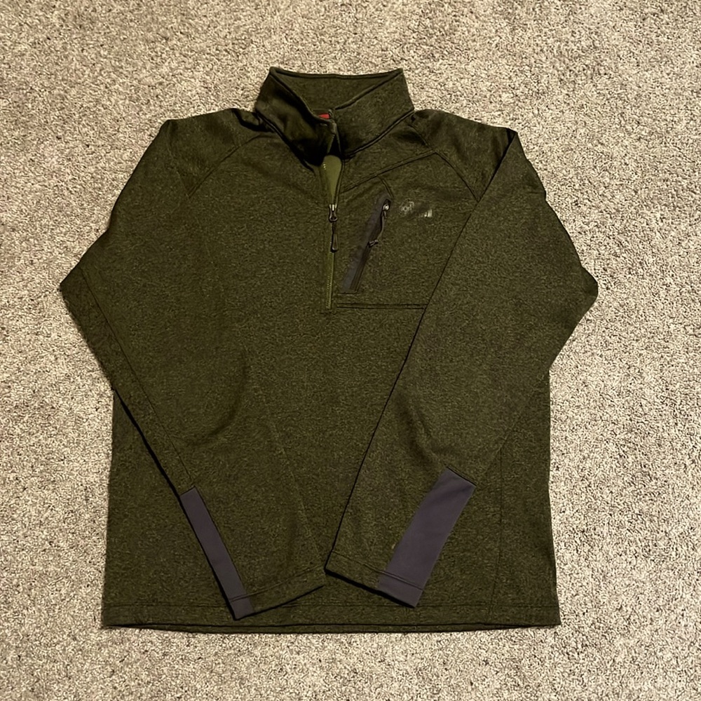The North Face Green Fleece Quarter-zip